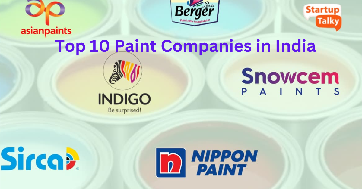 Top 10 Paint Companies in India