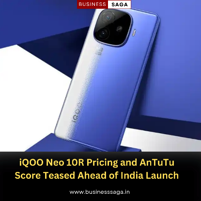 iQOO Neo 10R Pricing and AnTuTu Score Teased Ahead of India Launch