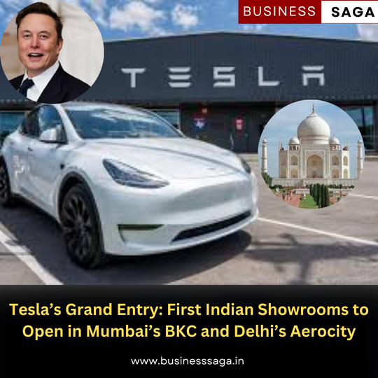 Tesla’s Grand Entry: First Indian Showrooms to Open in Mumbai’s BKC and Delhi’s Aerocity