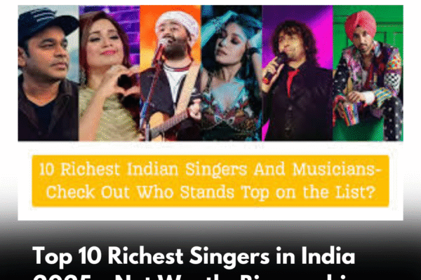 Top 10 Richest Singers in India 2025 – Net Worth, Biographies