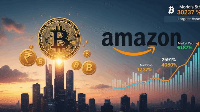 Bitcoin’s Historic Surge: Overtaking Amazon to Become the World’s 5th Largest Asset Inspires India’s Crypto Revolution Bitcoin’s Historic Surge: Overtaking Amazon to Become the World’s 5th Largest Asset Inspires India’s Crypto Revolution